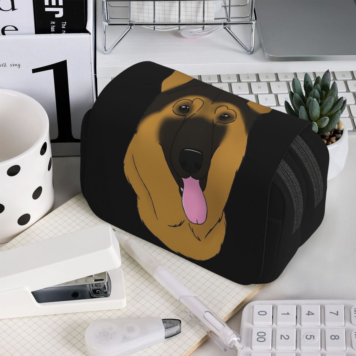 Alman Çoban Köpeği - Siyah ve  - Tan Stationery & Office Supply incelemesi ve fiyatı